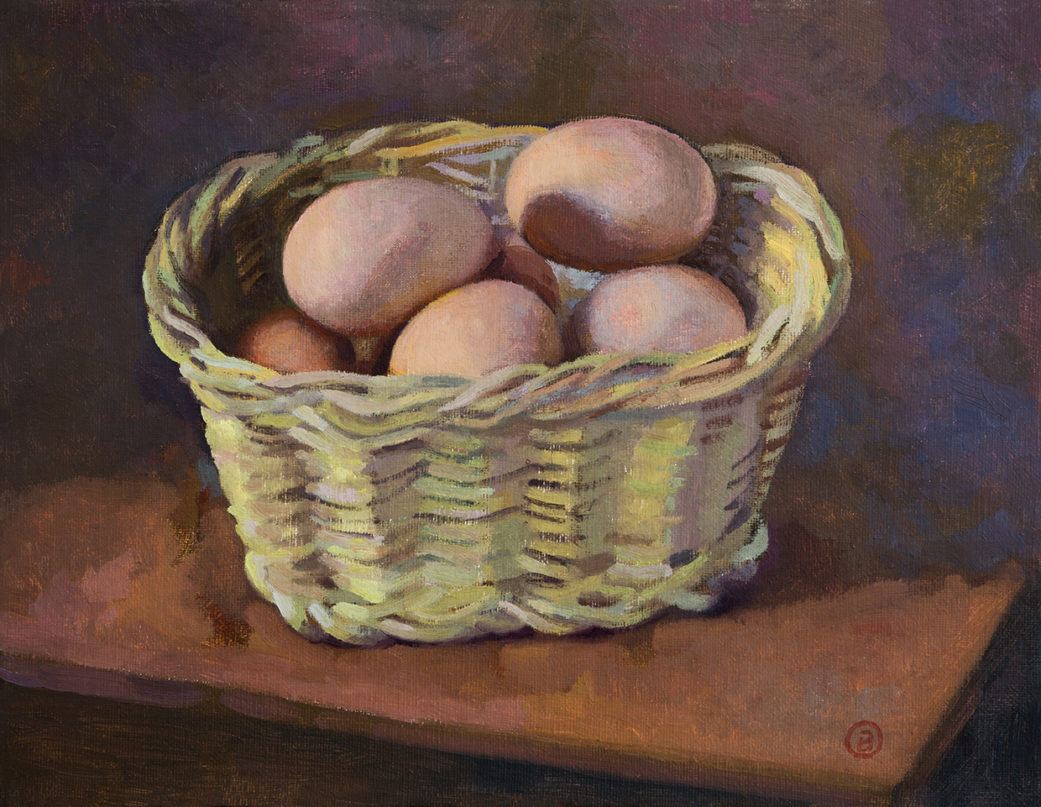 Cesta de huevos