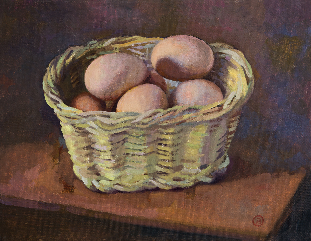 Cesta de huevos