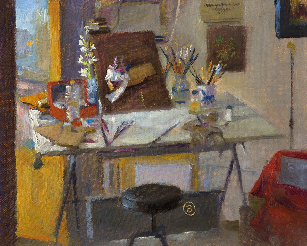Mesa del estudio
