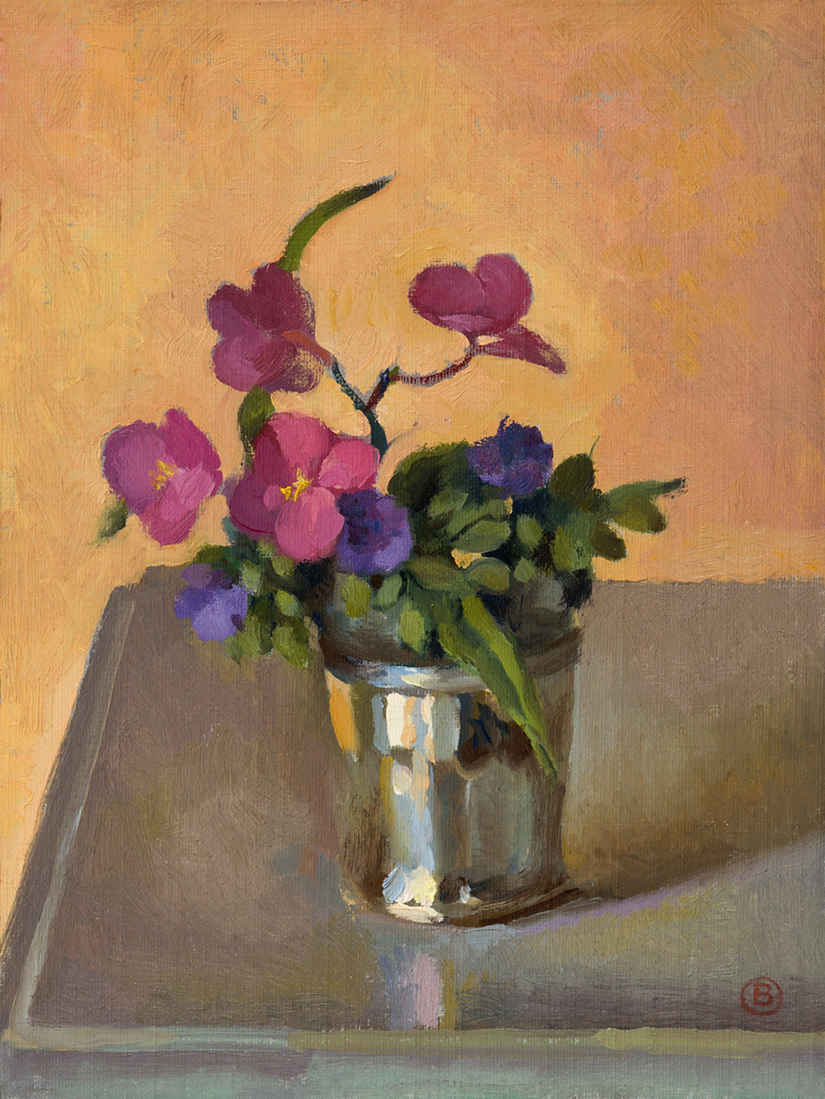 Vaso con flores