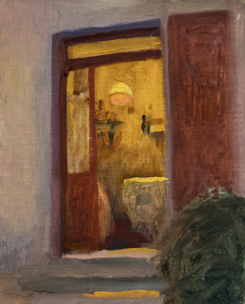Casa en la sierra noche
