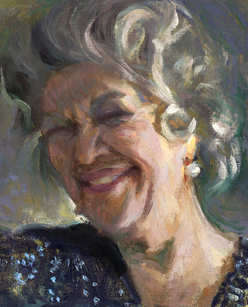 Abuela sonriendo