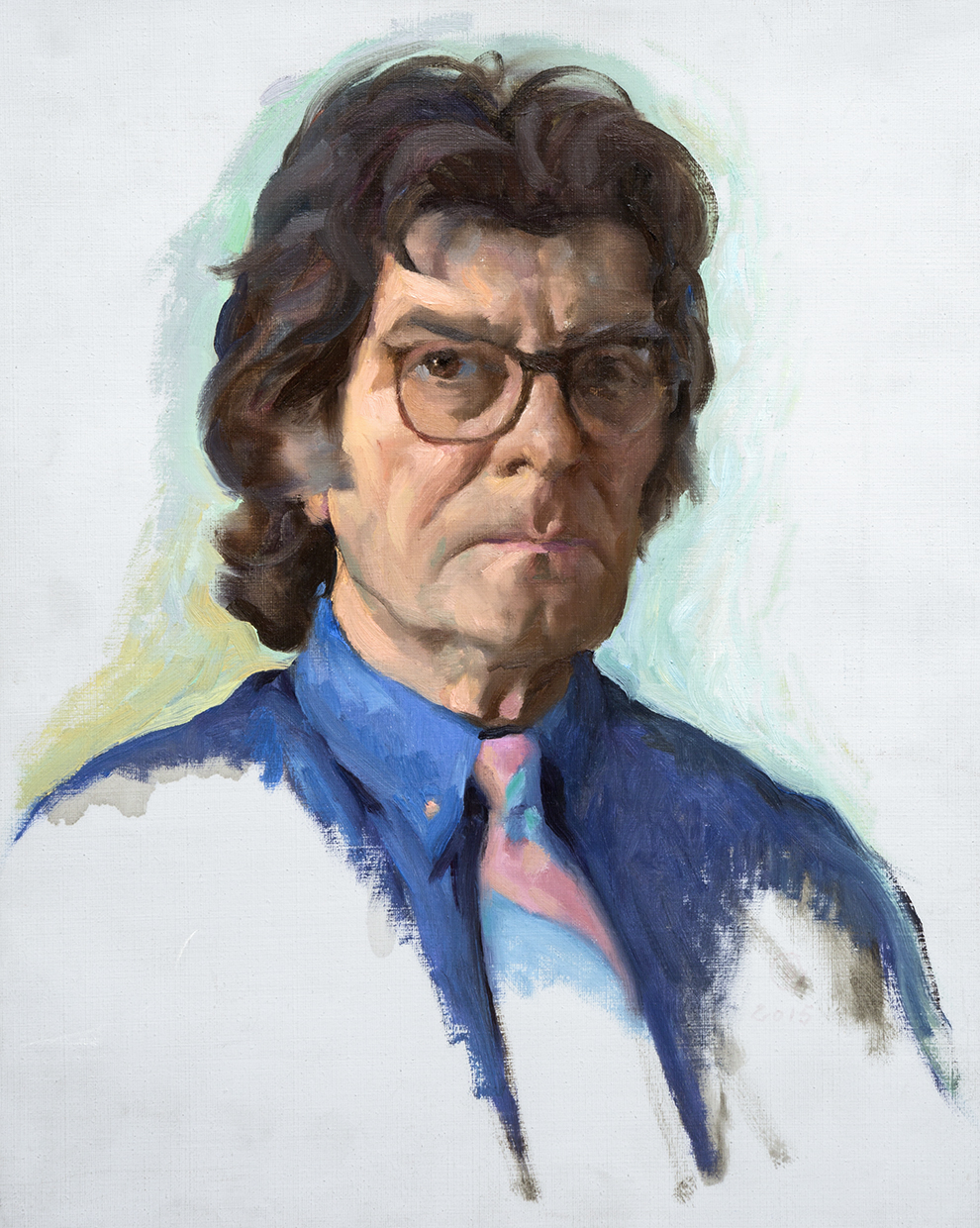 Autorretrato Benito rosa azul