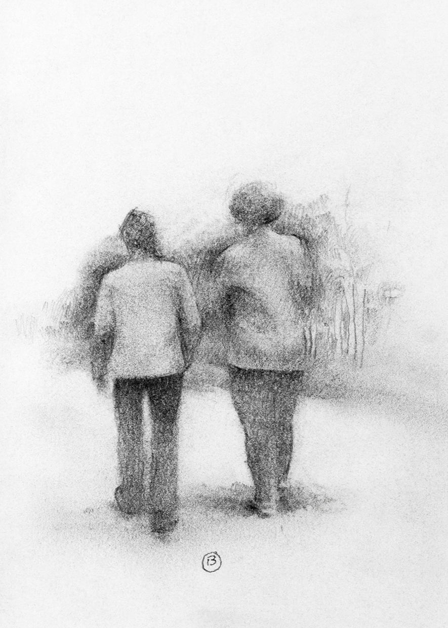 Madre e hija paseando