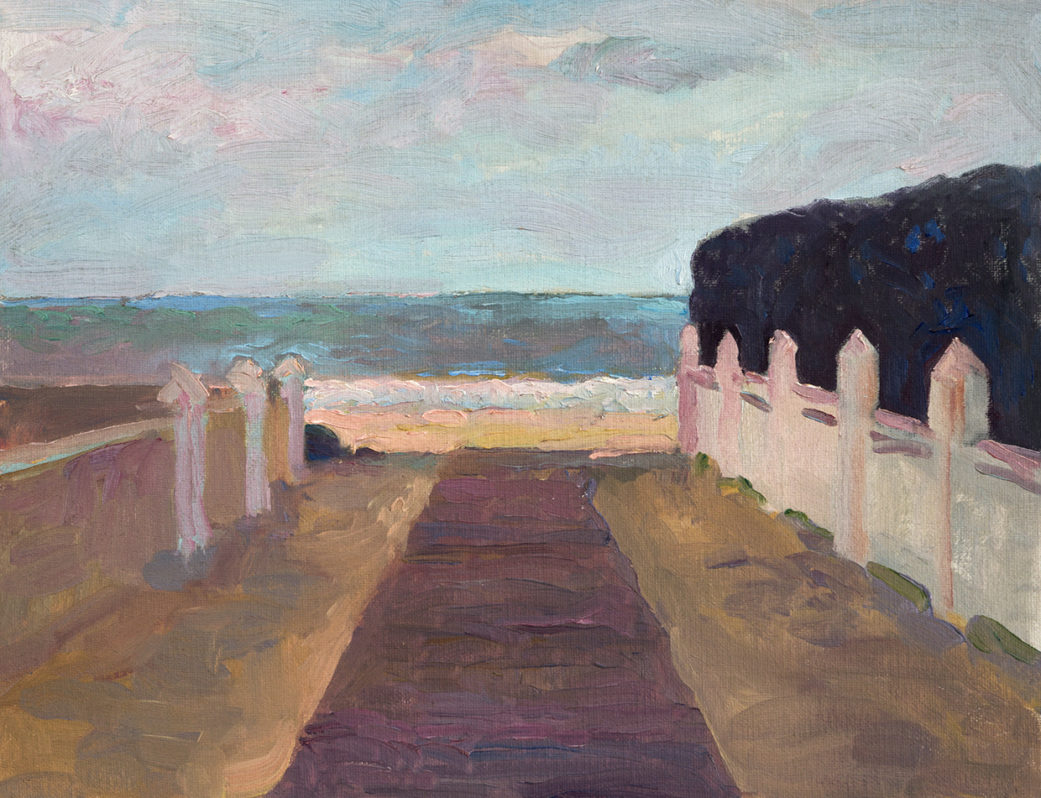 Camino a la playa