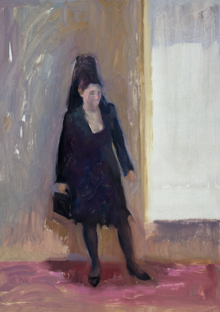 Paseante de mantilla