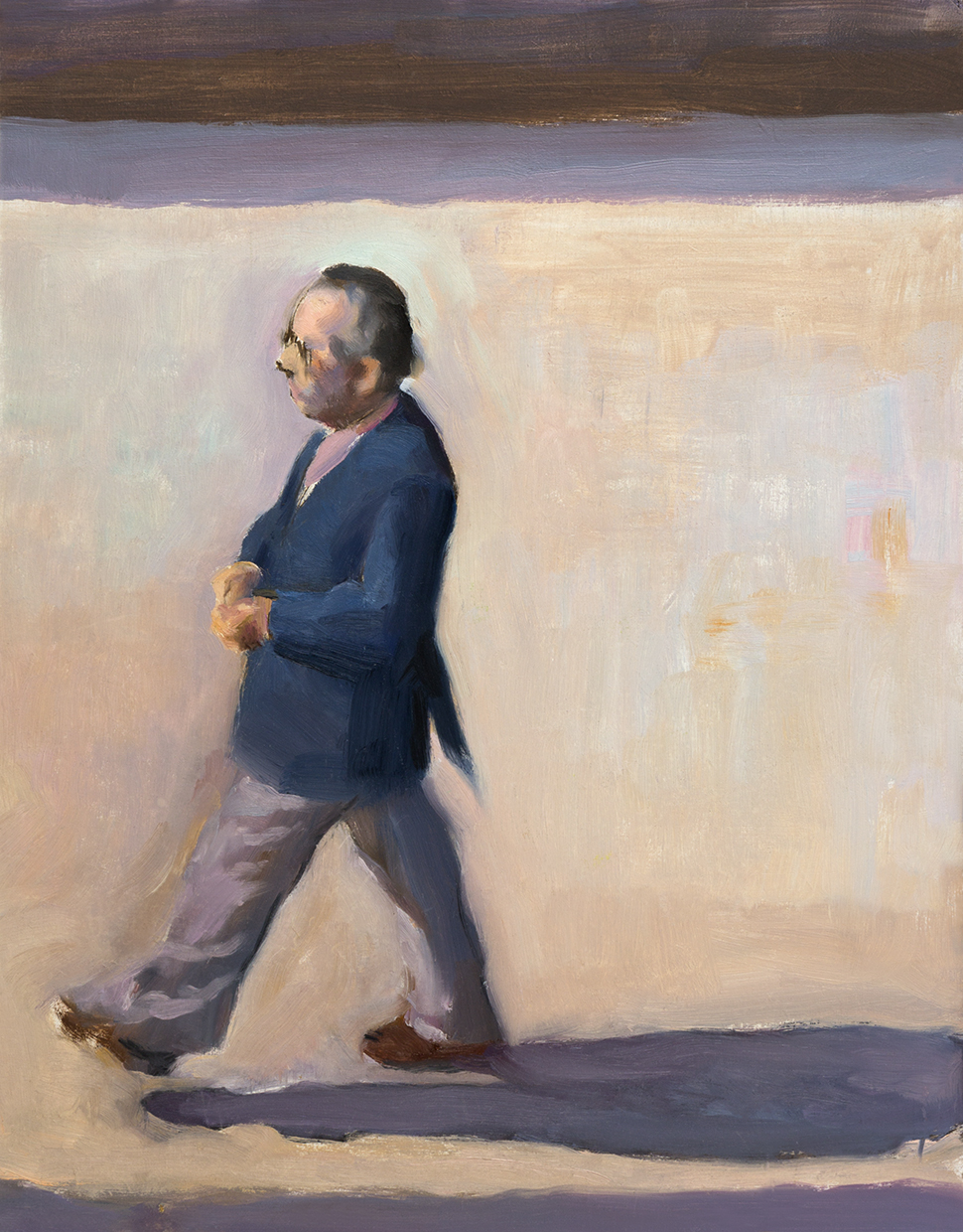 Paseante de chaqueta