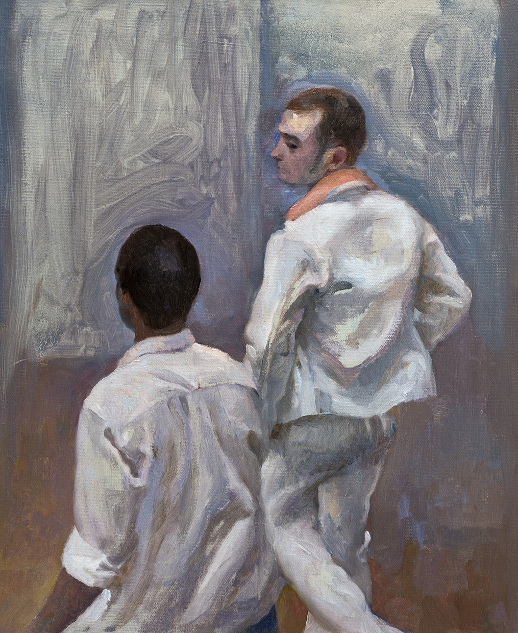 Paseantes en pareja