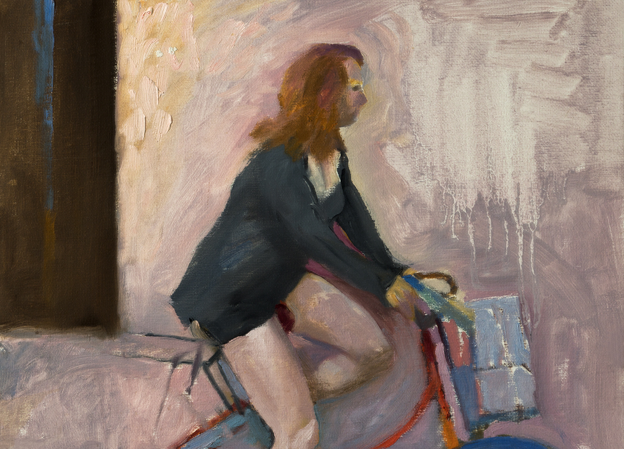 Chica en bici