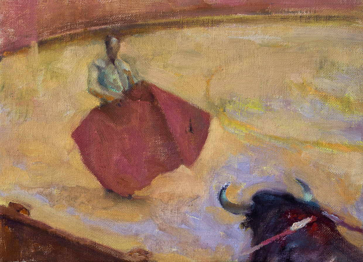 Torero en la plaza
