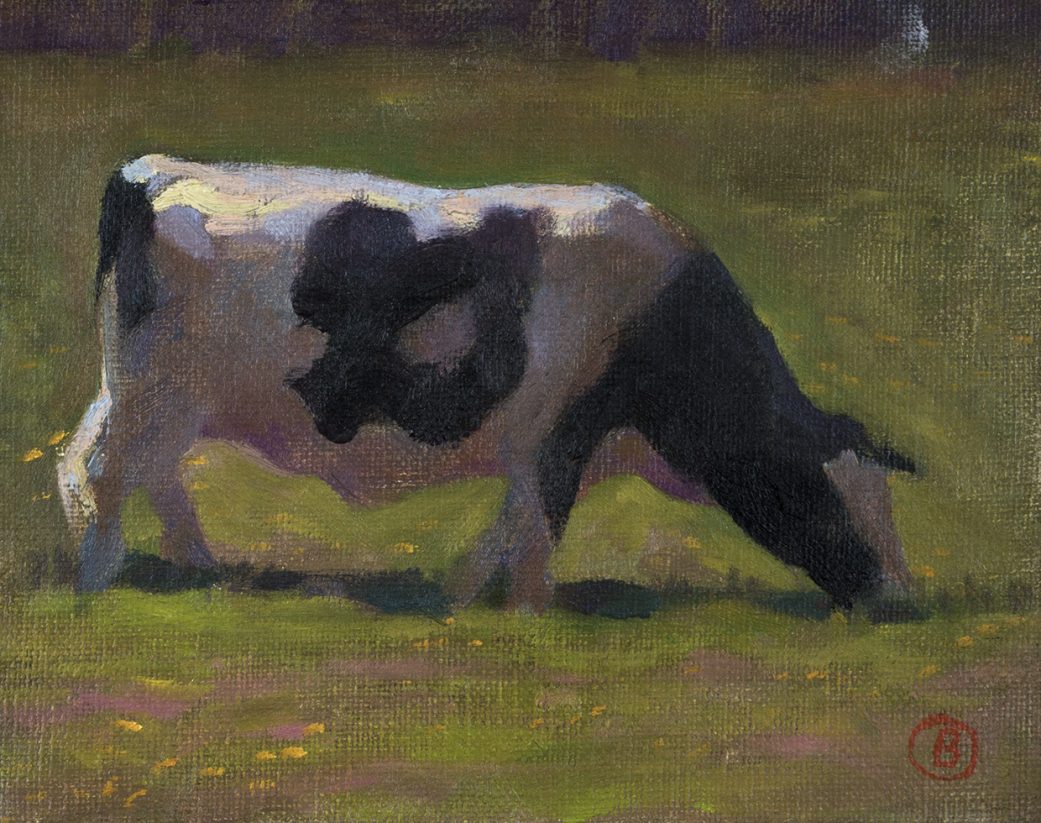 Vaca pastando