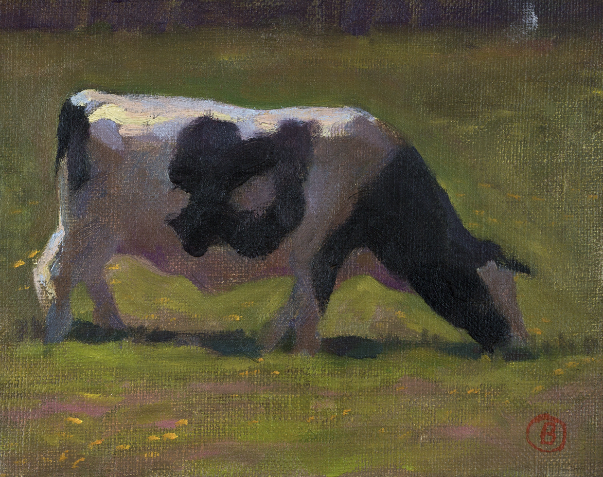 Vaca pastando
